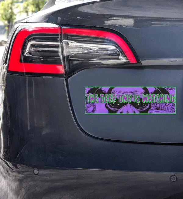 Eldritch Watcher Car sigil - Cthulhu inspired Car magnet