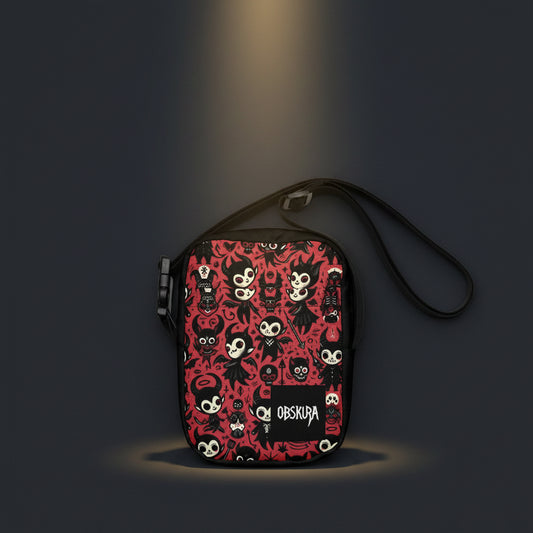 Infernal Cross Body Bag , Goth Purse, Goth Fashion Crossbody