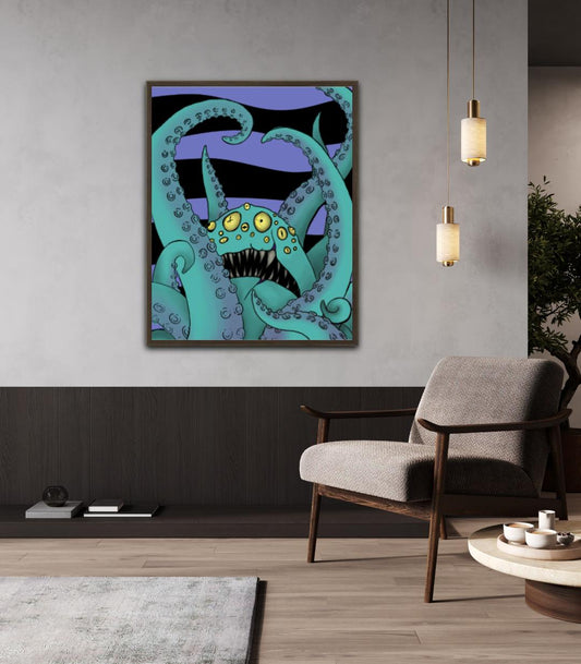 Terror from the Depths - 8x10 Print