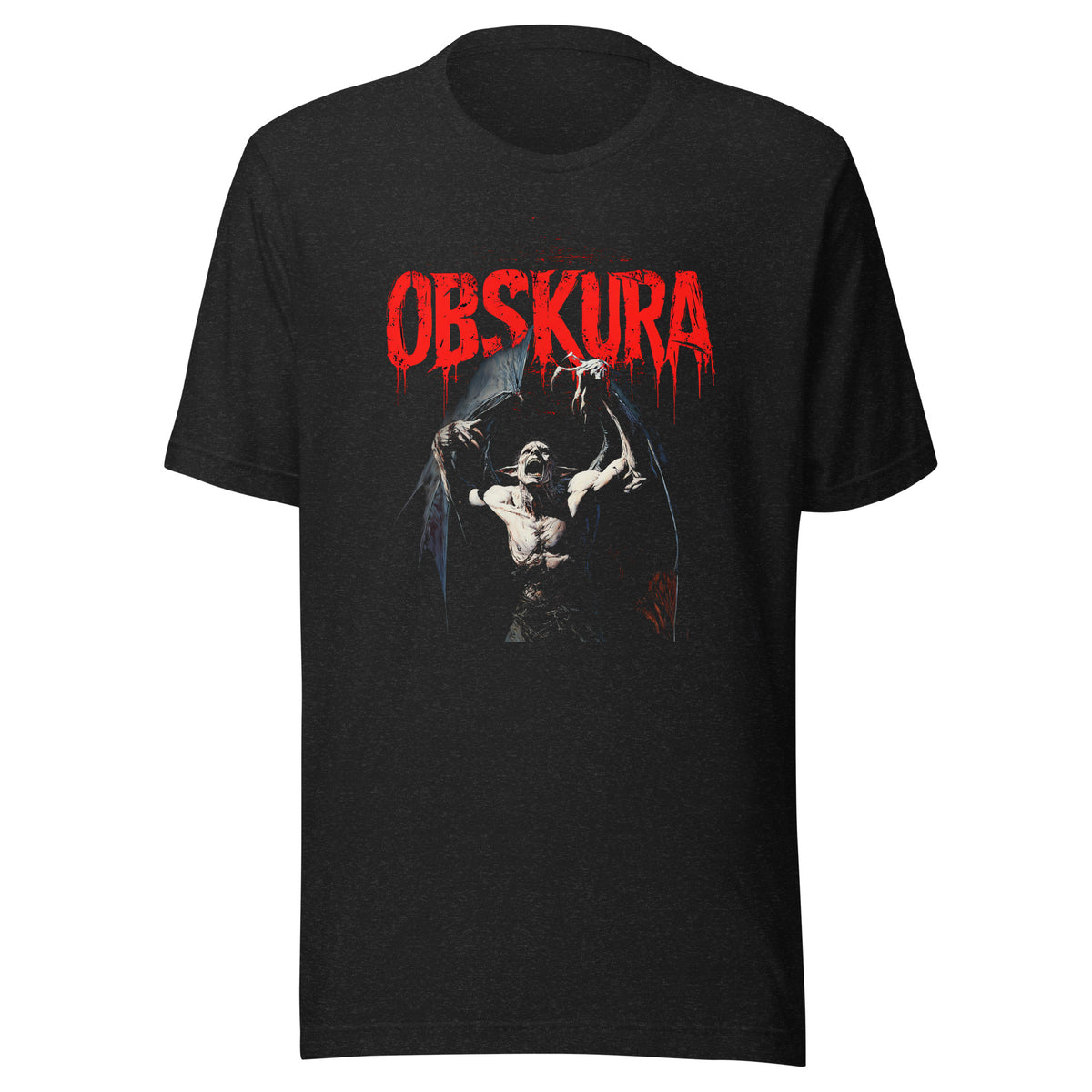 Vampire creature unisex t shirt for goth horror and occult lovers obskuramansion.com