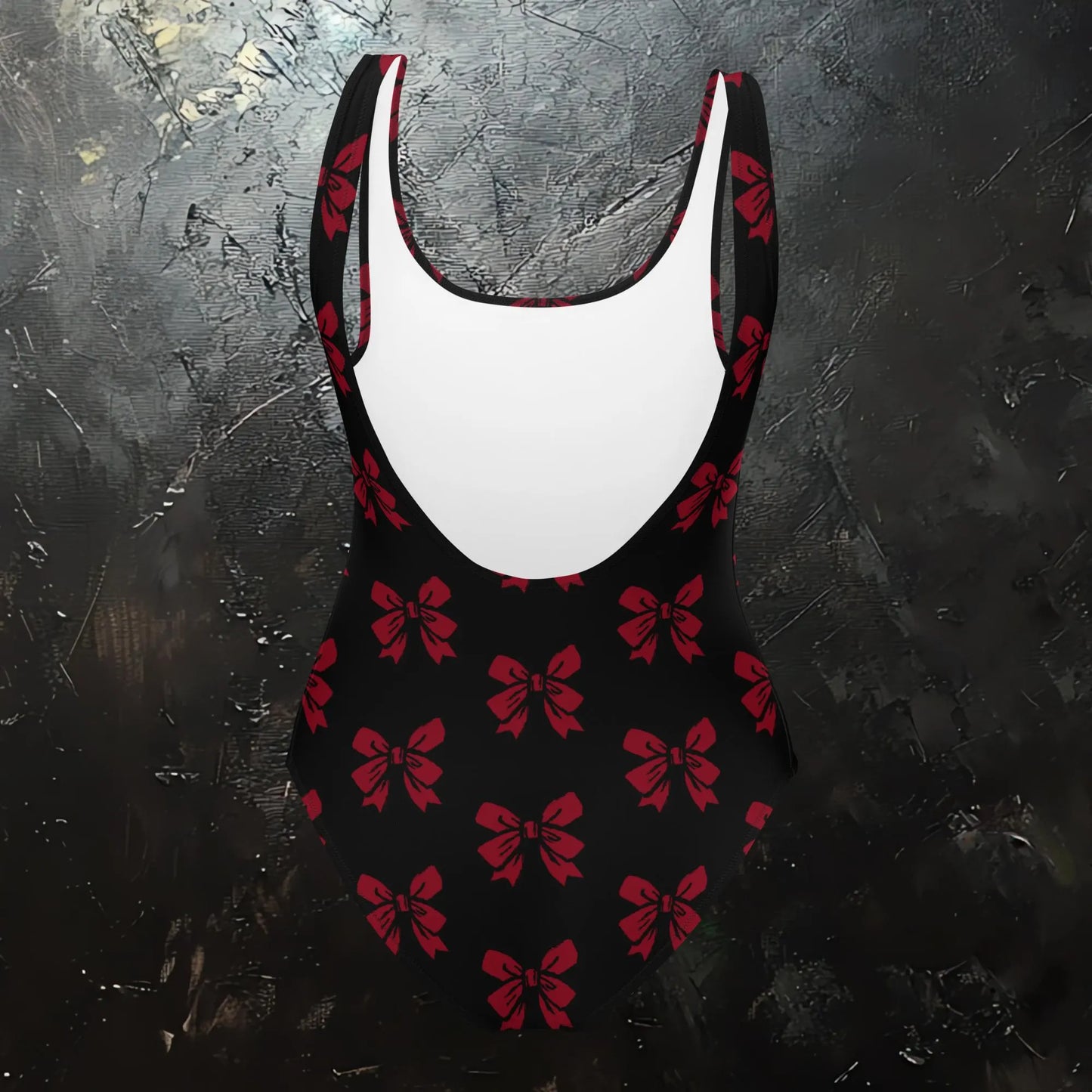 Widow's Ribbon One-Piece Swimsuit
